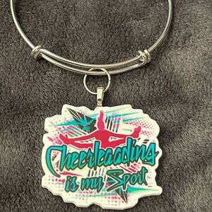 Cheerleading bracelet with Colorful Design